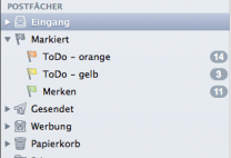 Apple Mail (Mountain Lion) Postfächer verschieben